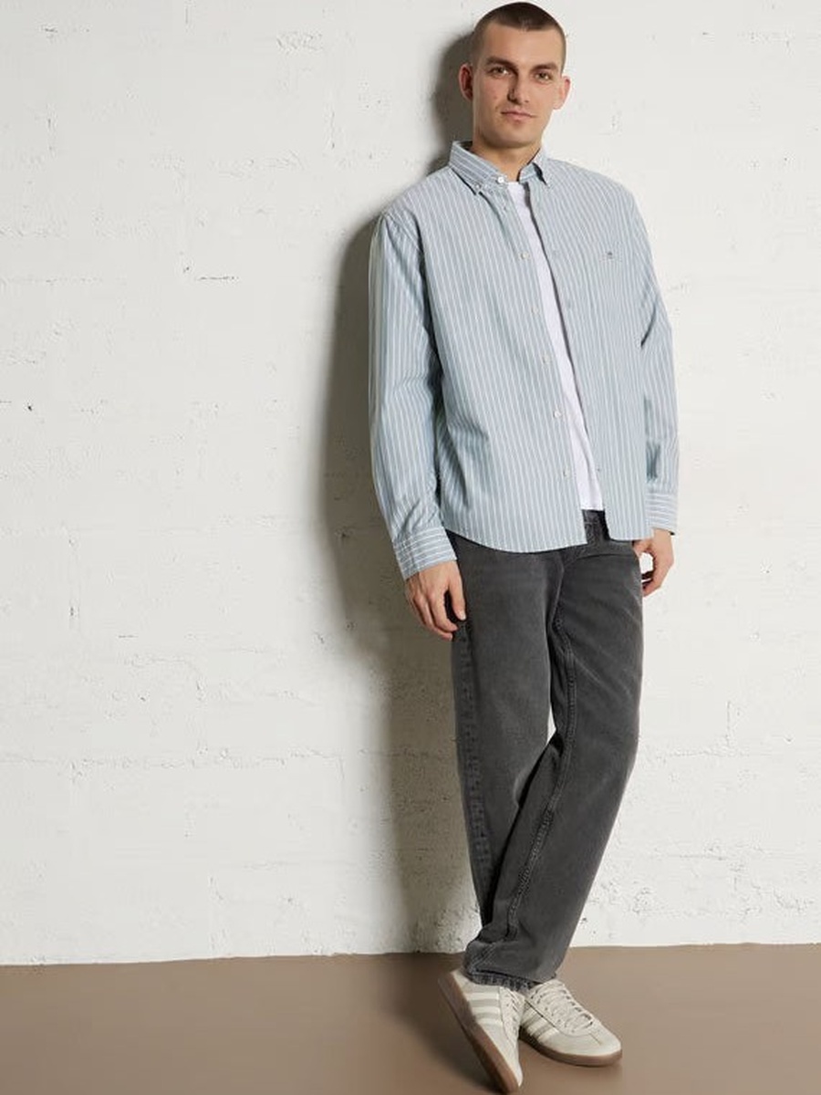 Men Oxford Stripe Shirt