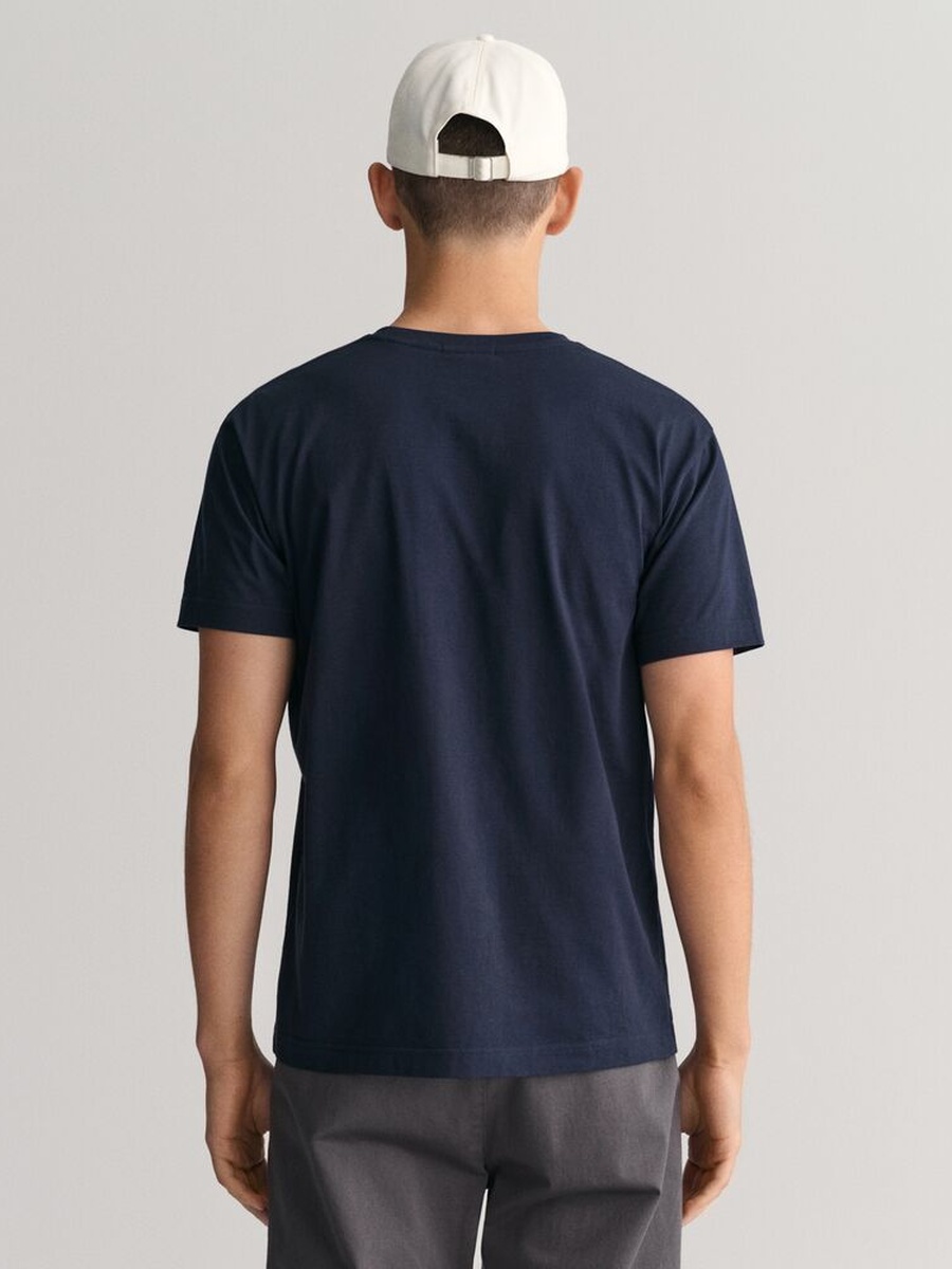 Men Slim Shield Logo T-Shirt