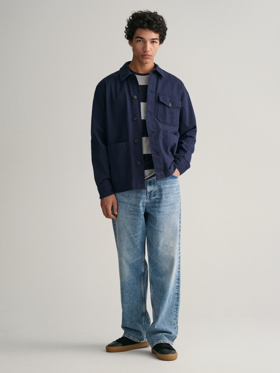 Men Barstripe Cotton T-Shirt