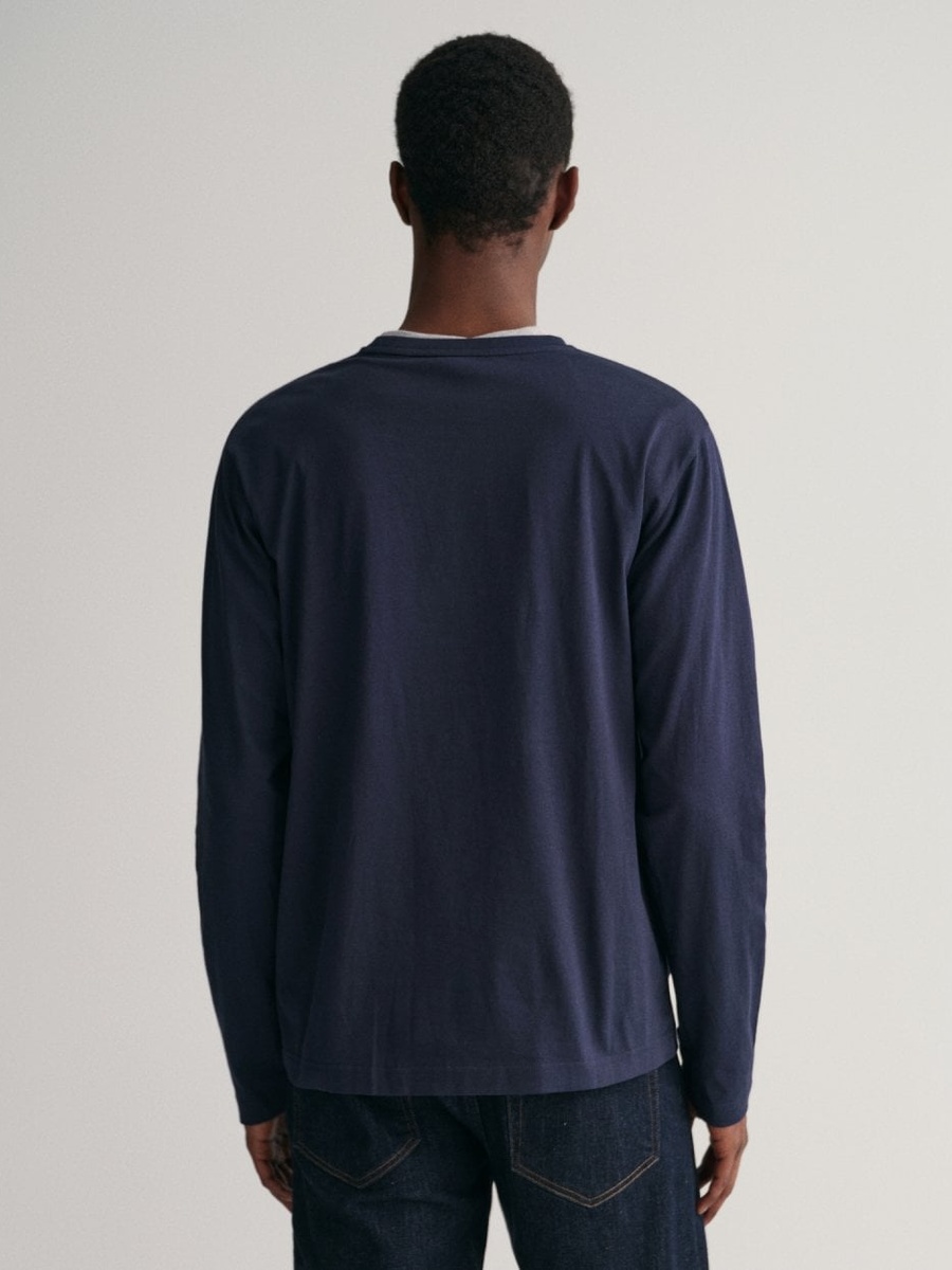 Men Shield Long Sleeve T-Shirt