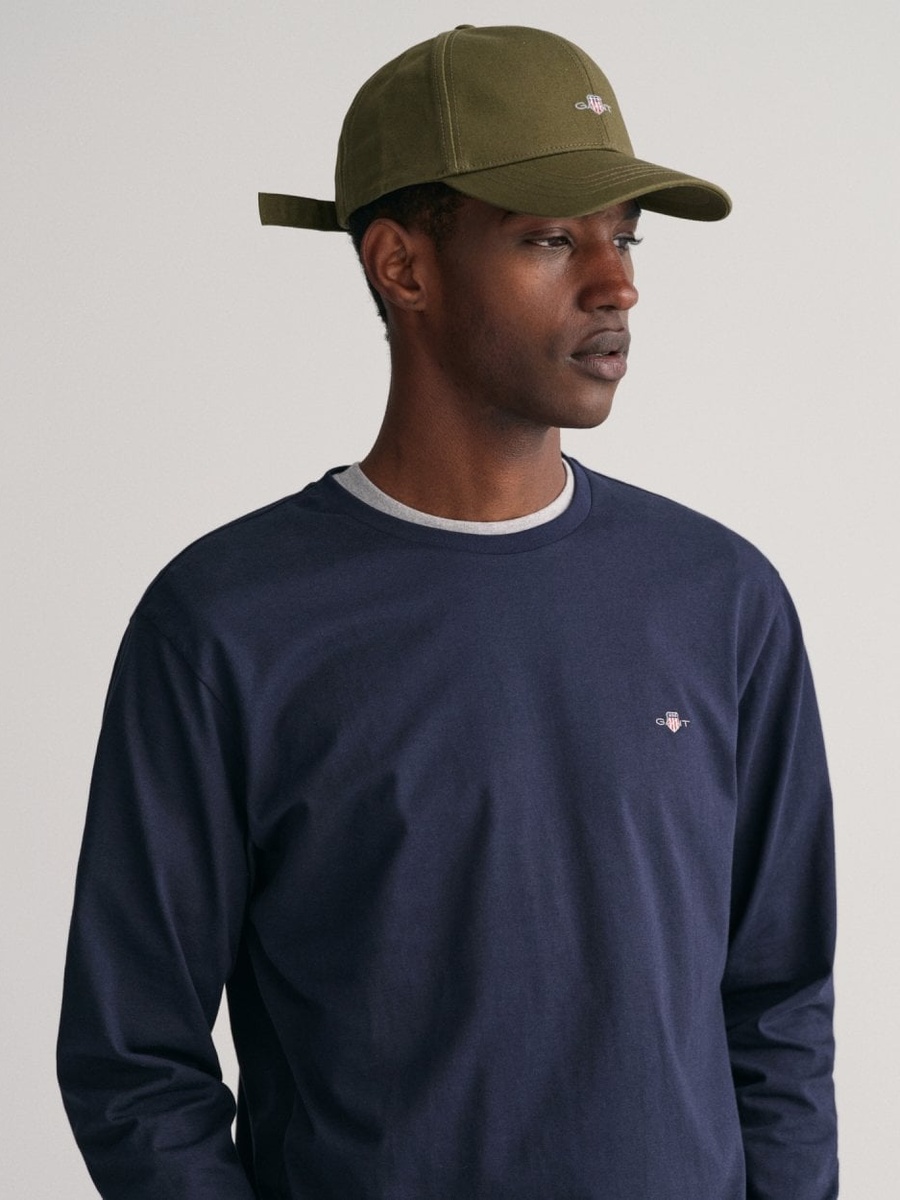 Men Shield Long Sleeve T-Shirt