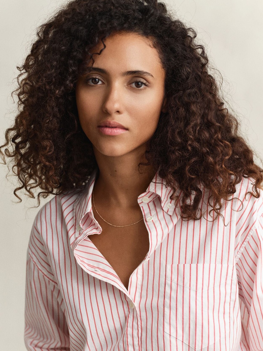 Relaxed Luxury Oxford Stripe Shirt