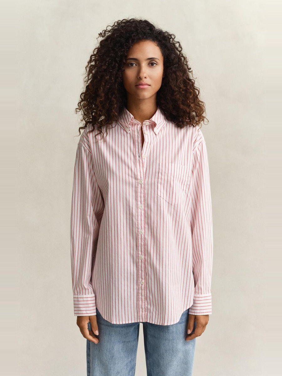Relaxed Luxury Oxford Stripe Shirt