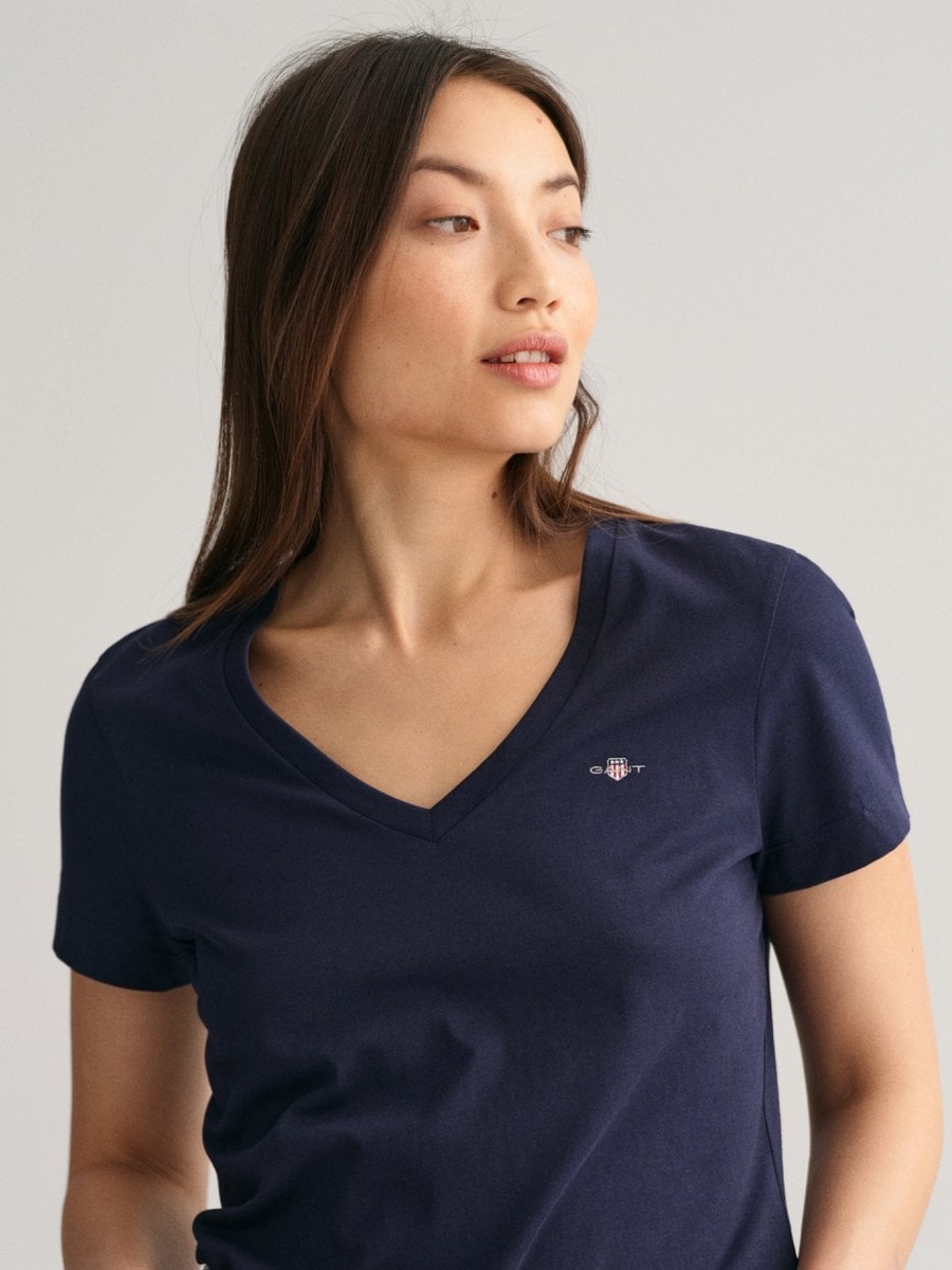 Shield V Neck T-Shirt