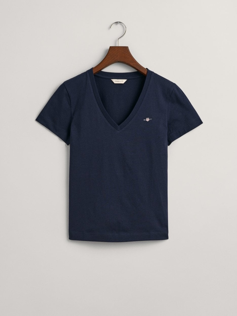Shield V Neck T-Shirt