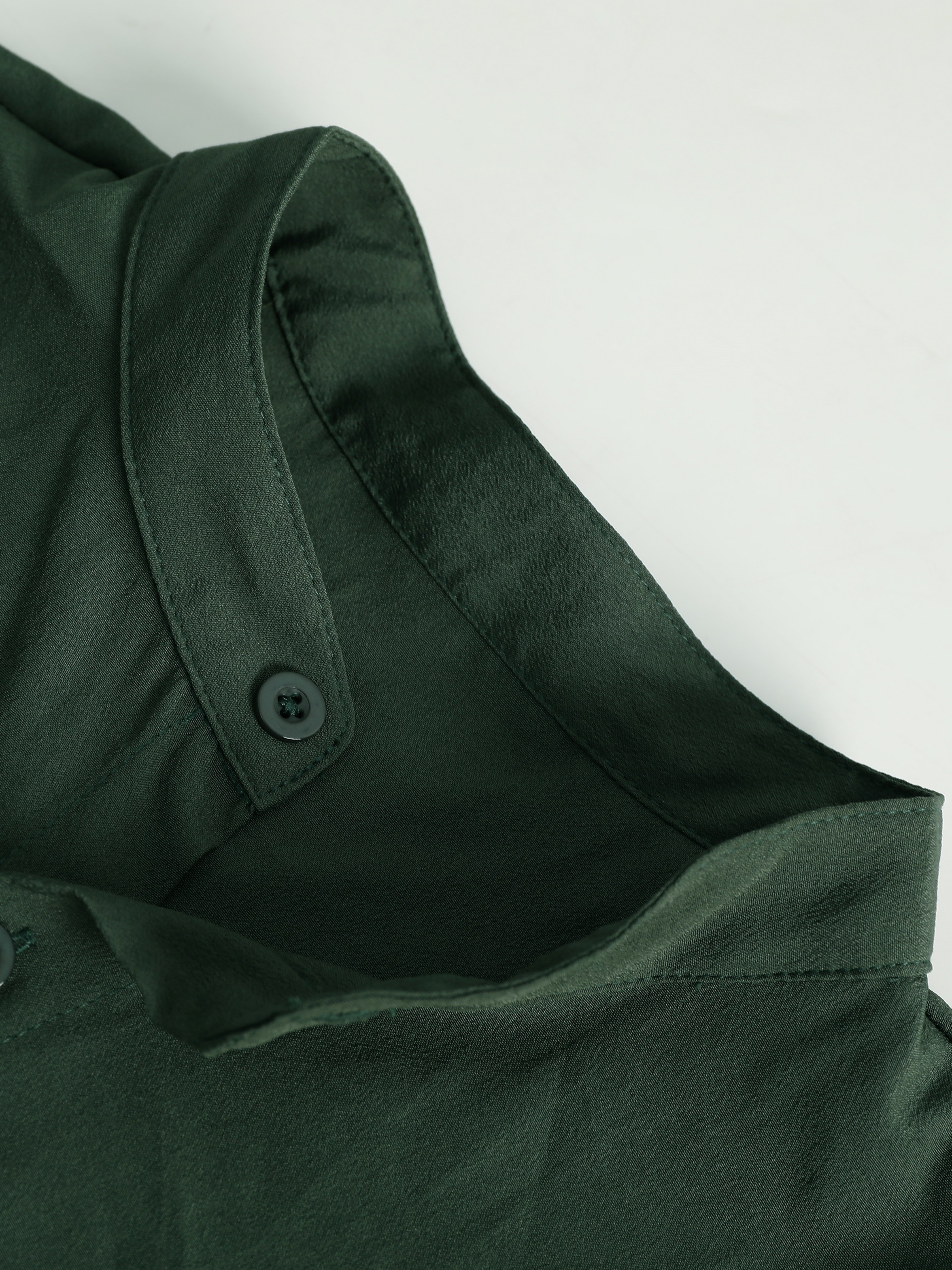 Men Plus Size Solid Shirt with Pocket