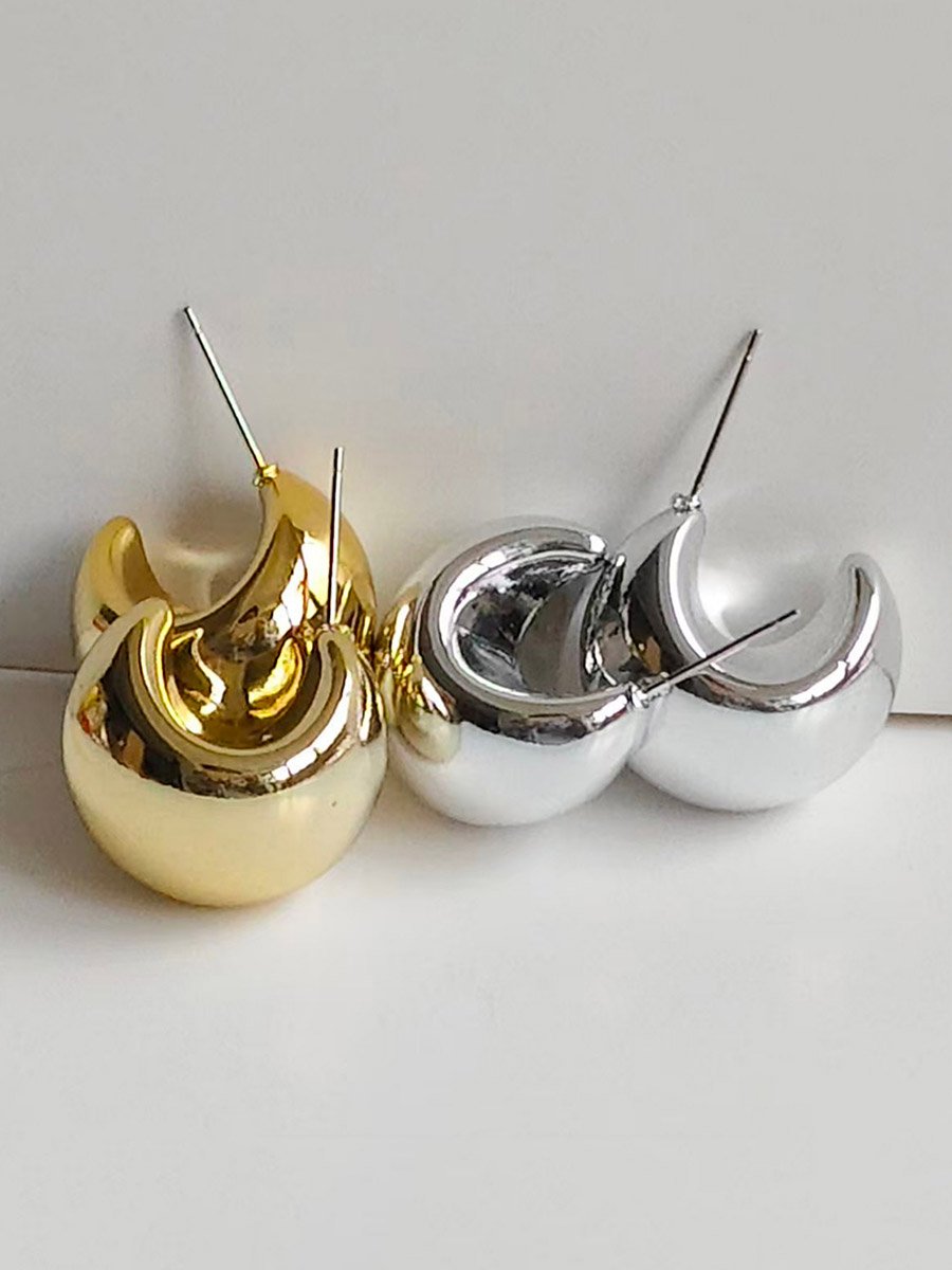 Chunky Teardrop Earrings