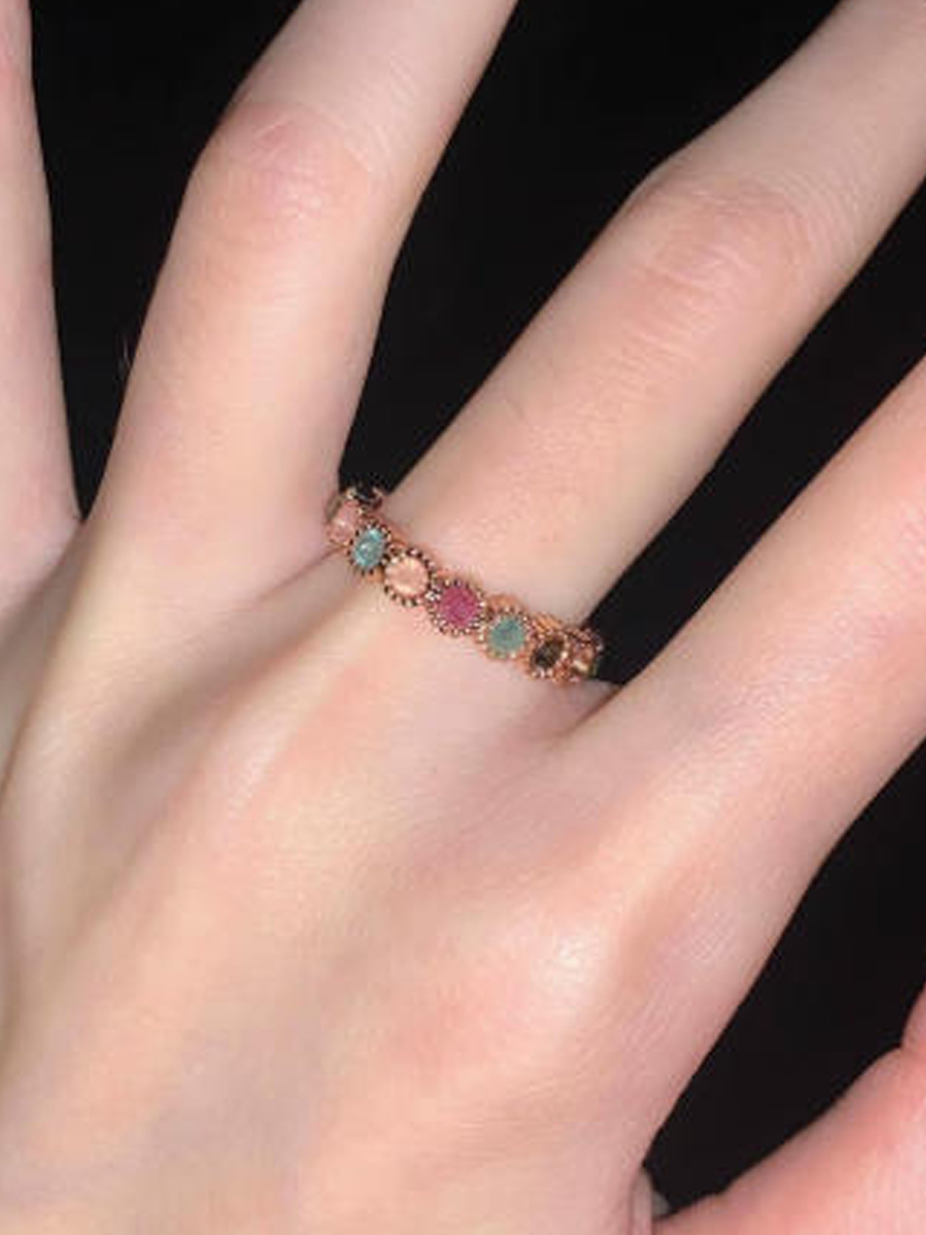 Gemstone Eternity Ring