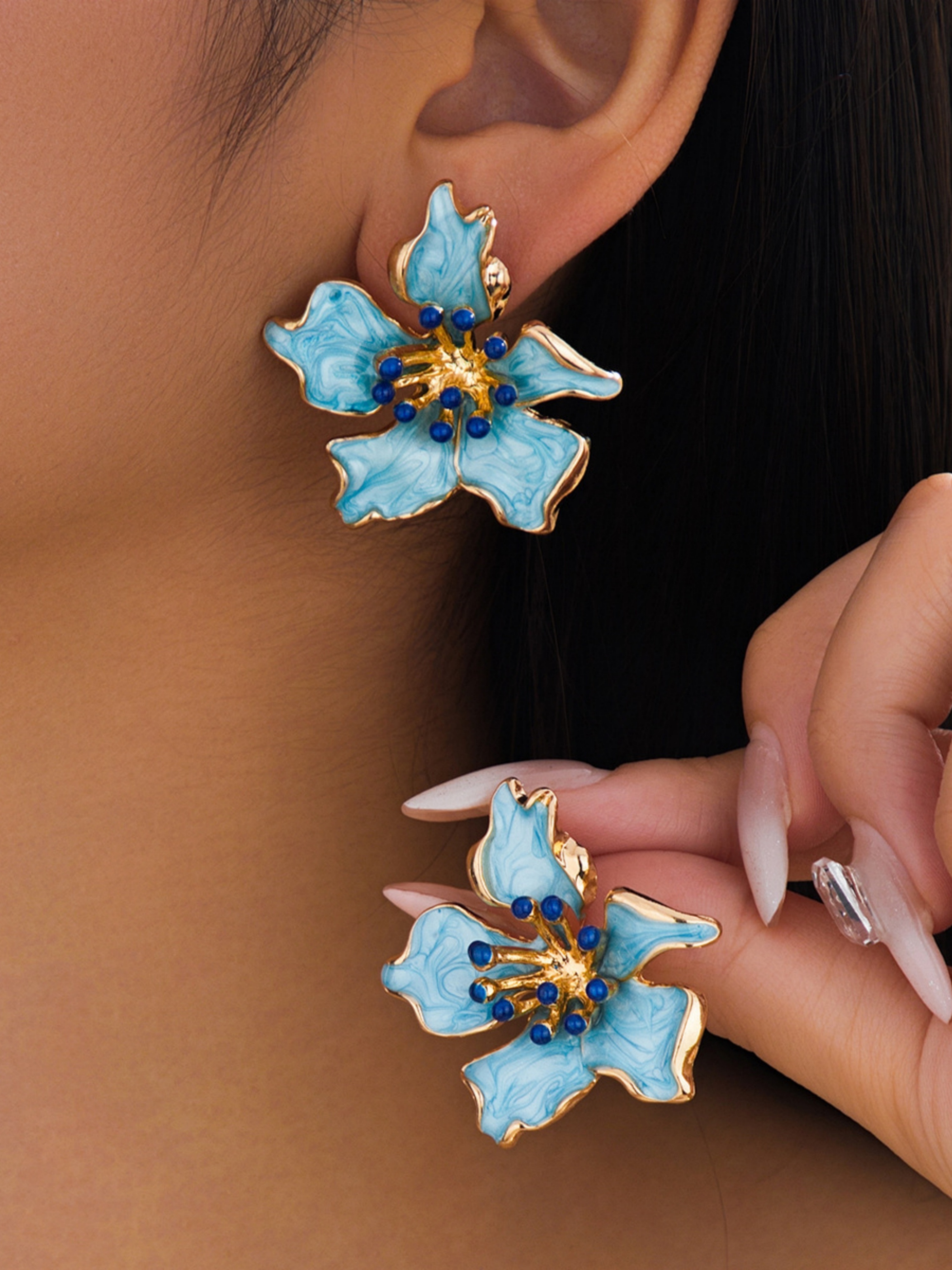 Flower Stud Earrings