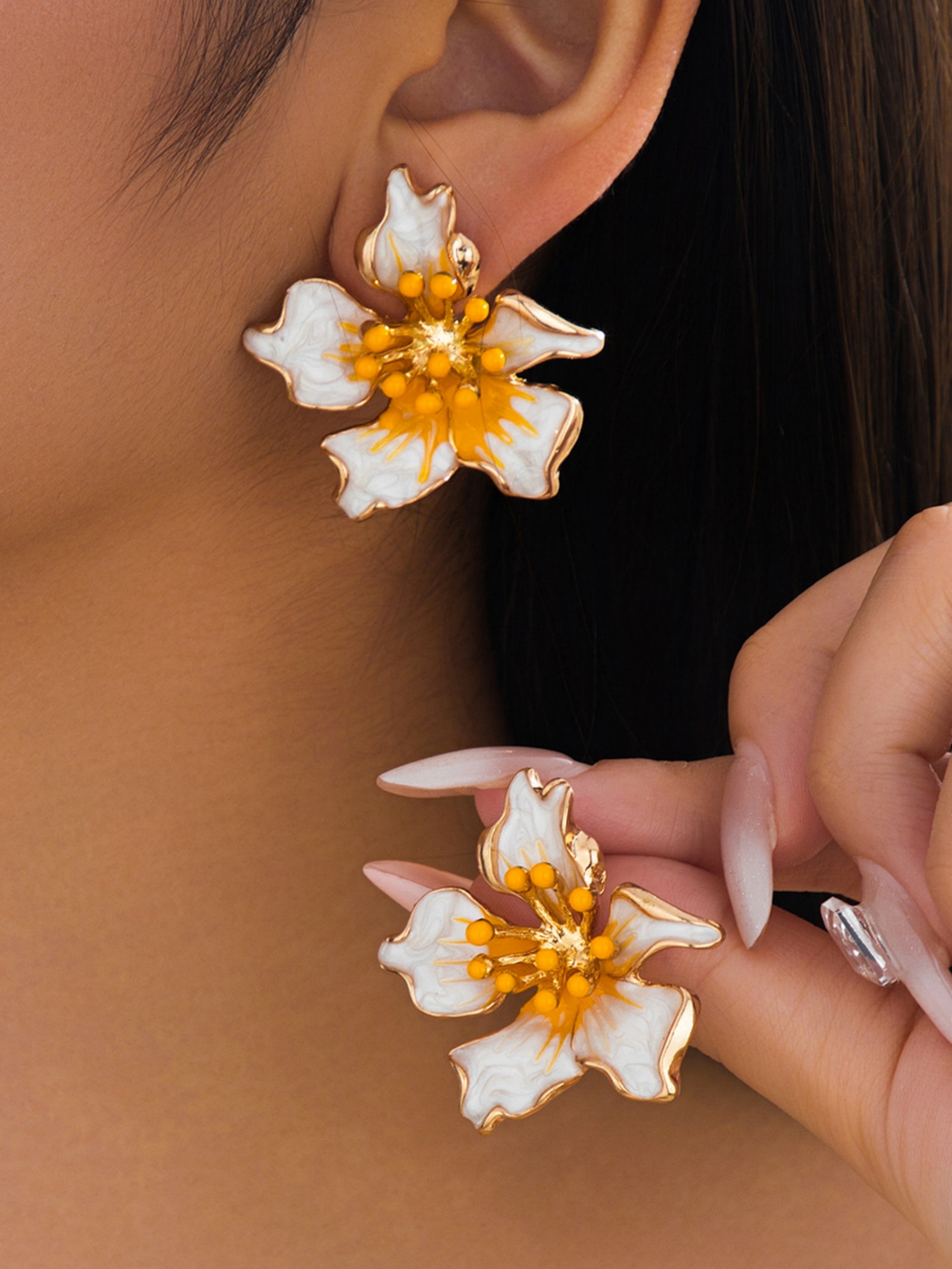 Flower Stud Earrings