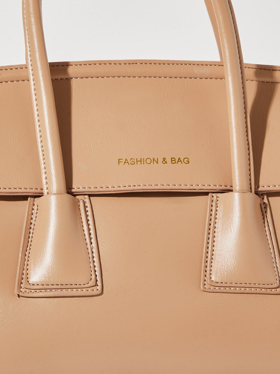 Flap Design Shoulder Bag with Pouch
