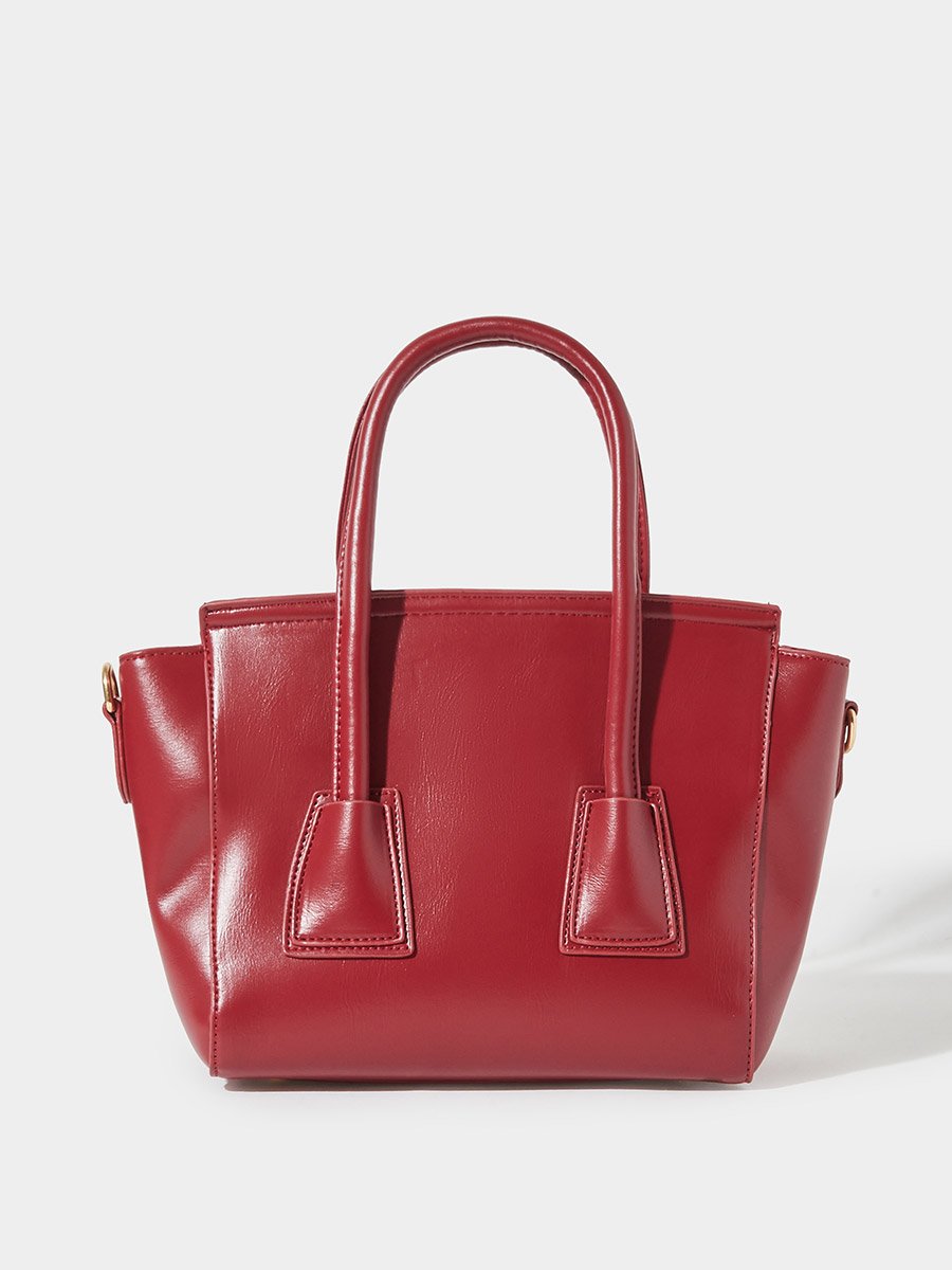 Flap Design Shoulder Bag with Pouch