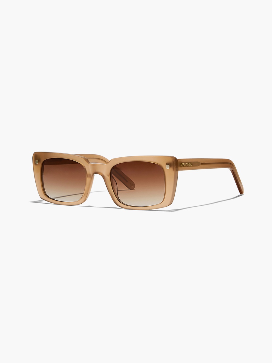 THATS WOW Brown Lens 51 mm Rectangle Sunglasses