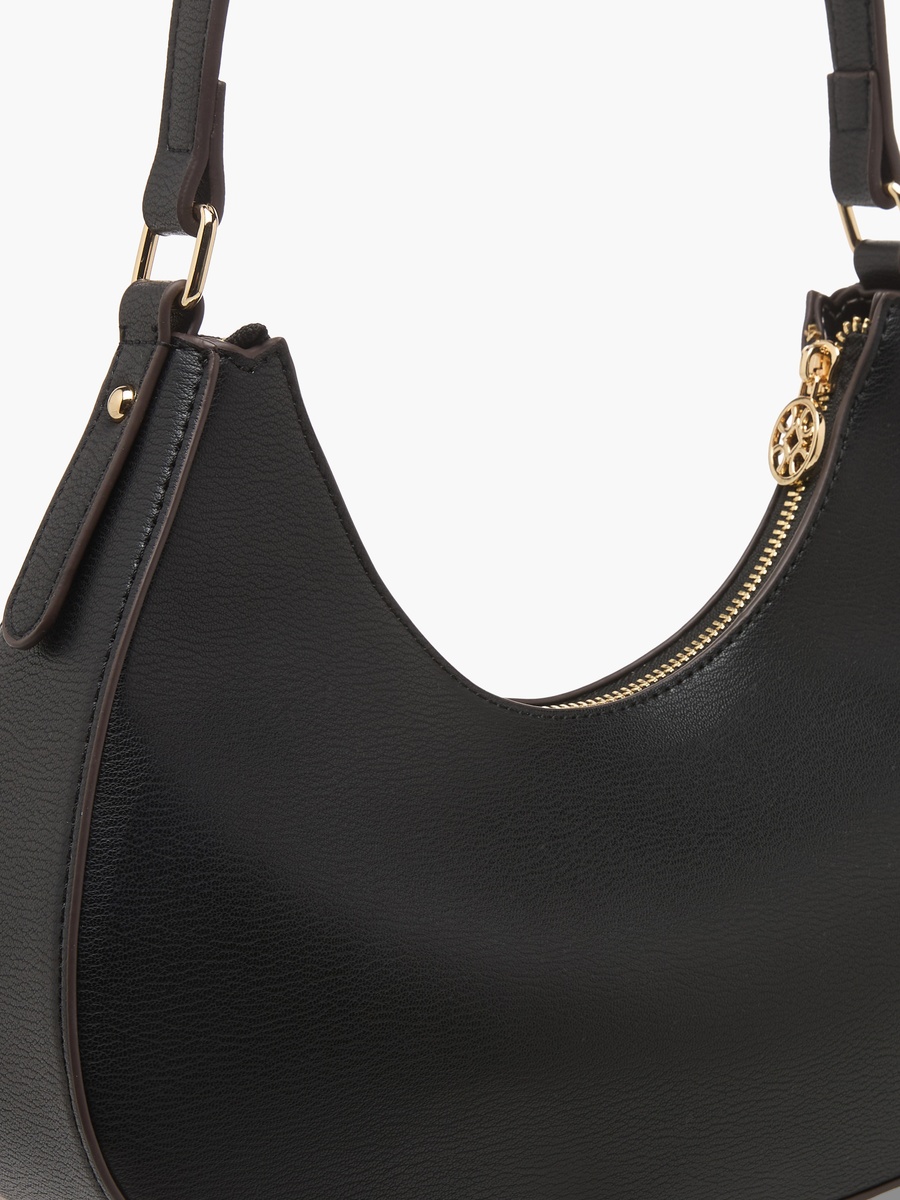 Kod Solid Baguette Bag with Zip Closure