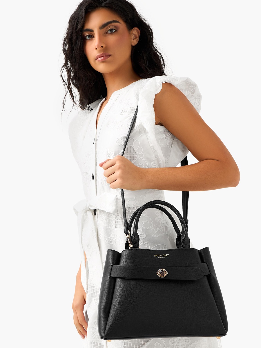Roxy Textured Tote Bag with Detachable Strap