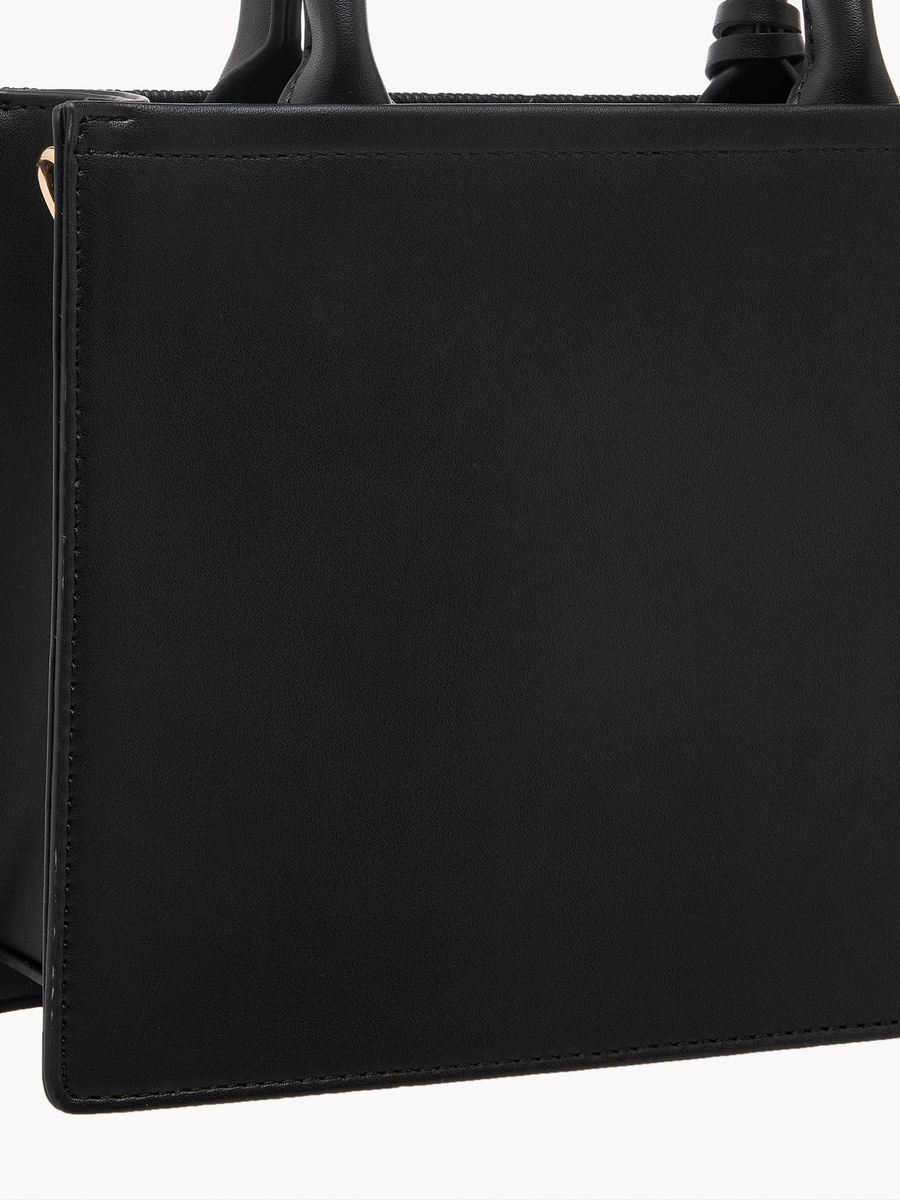 Panelled Tote Bag with Detachable Strap