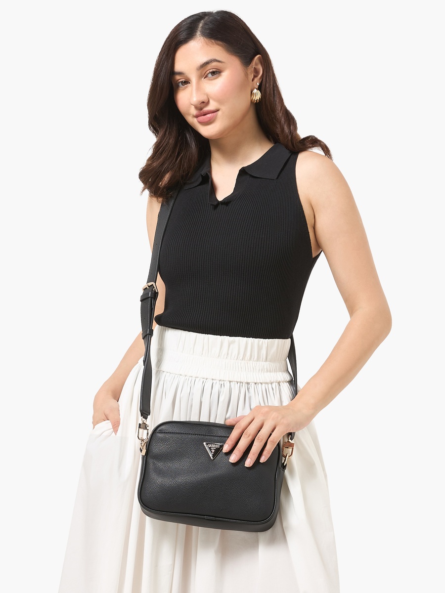 Meridian II Textured Crossbody Bag with Detachable Strap