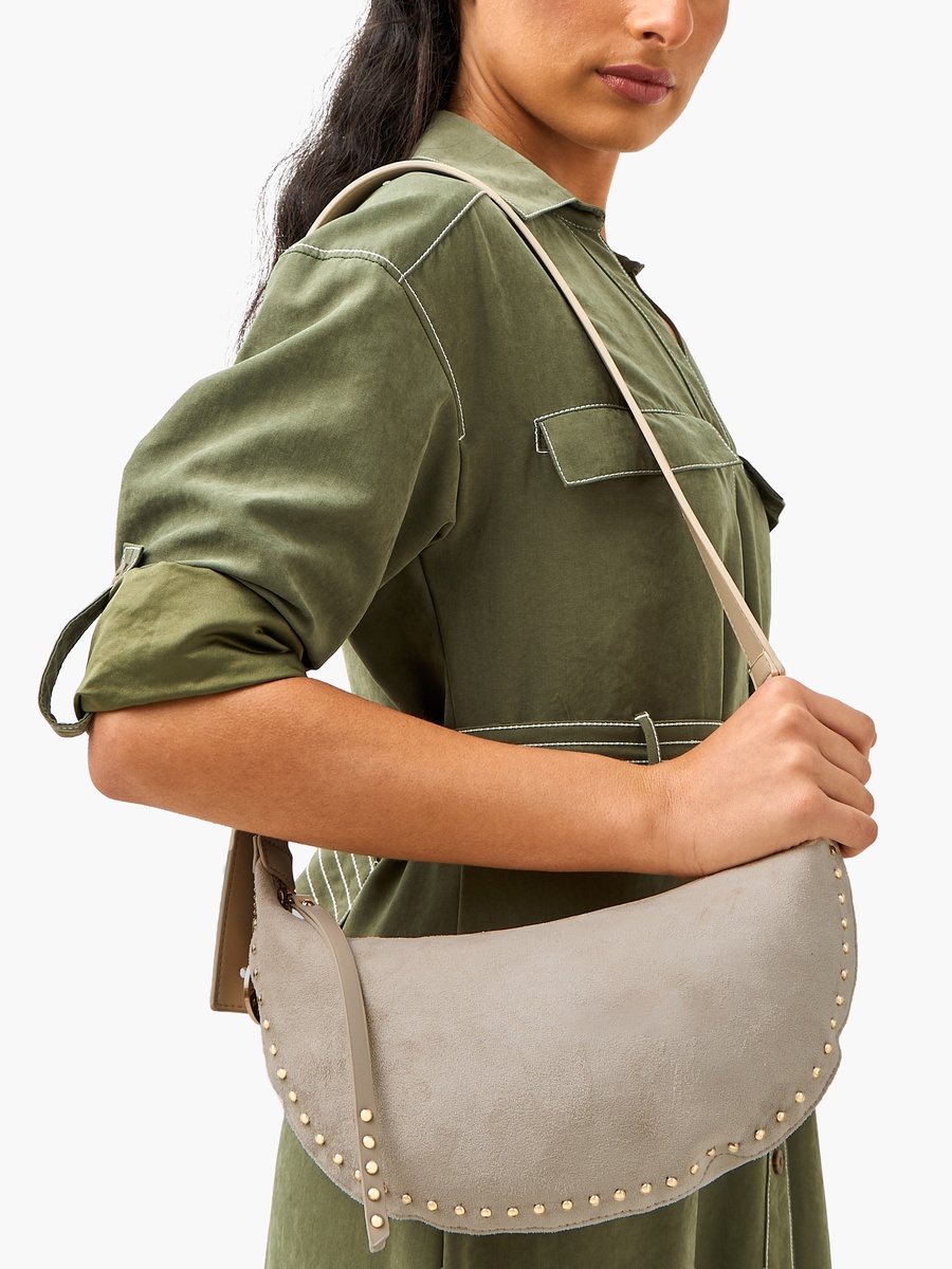 Studded Crossbody Bag with Adjustable Strap