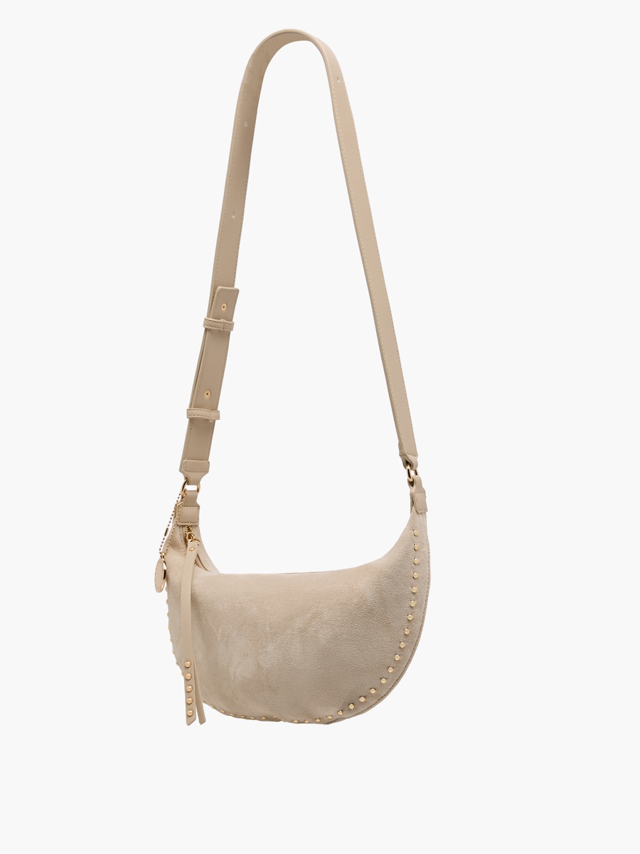 Studded Crossbody Bag with Adjustable Strap