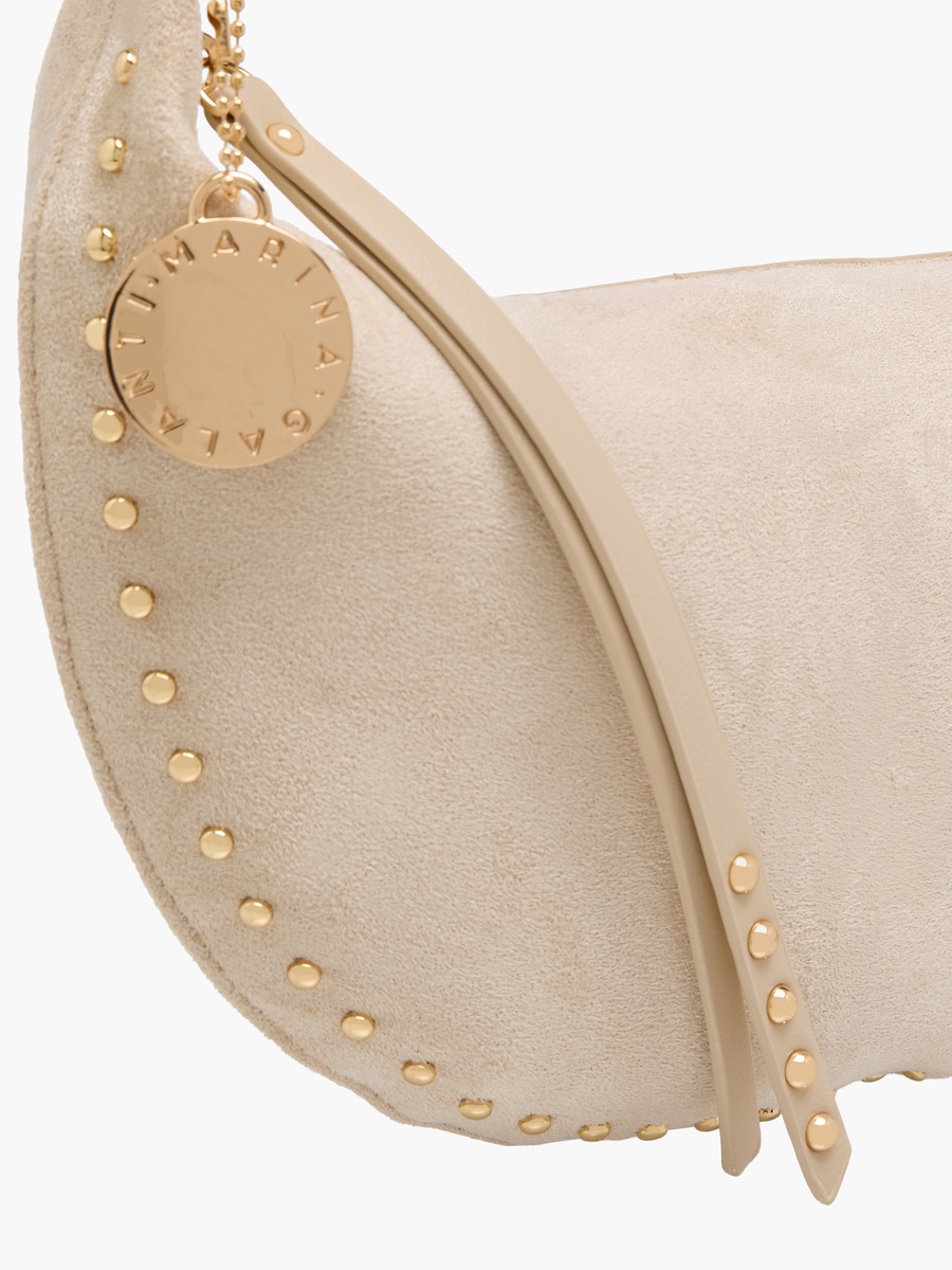 Studded Crossbody Bag with Adjustable Strap