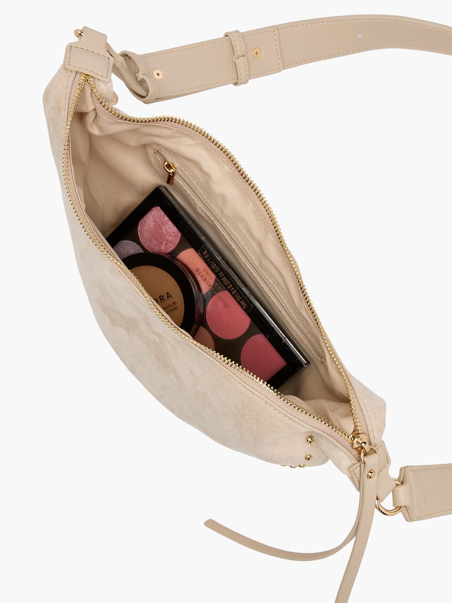 Studded Crossbody Bag with Adjustable Strap