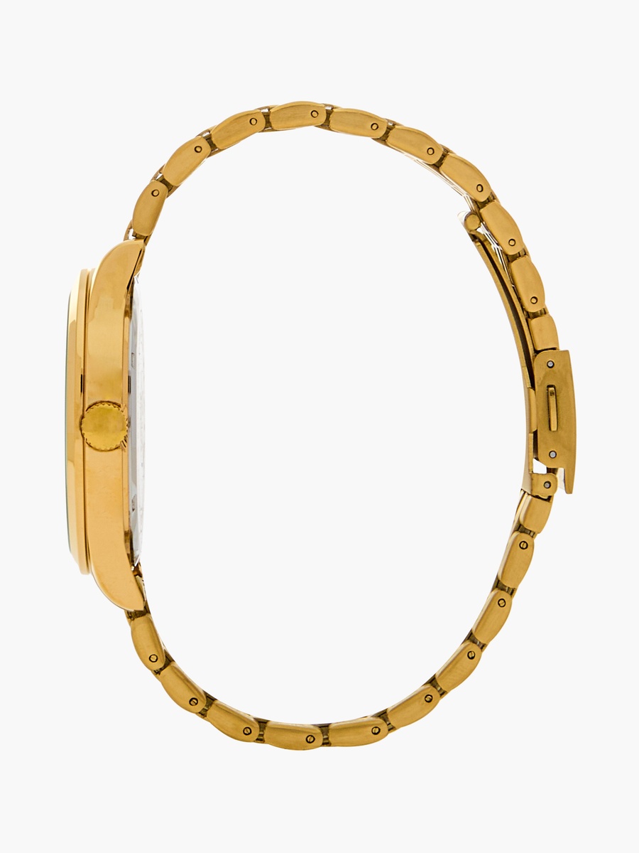 Men Gold Analog Wrist Watch 00ACB101Q00E