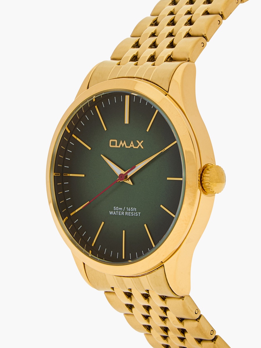 Men Gold Analog Wrist Watch 00ACB101Q00E