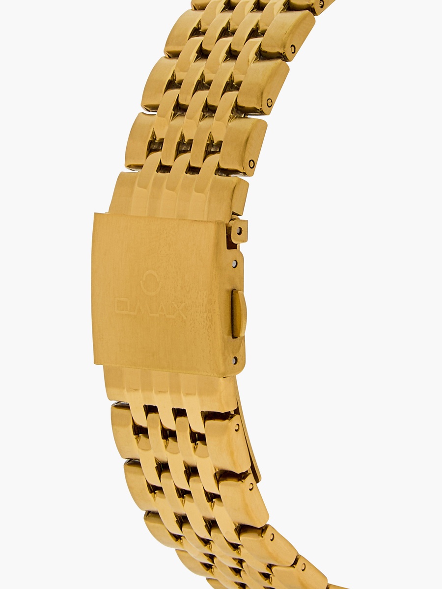 Men Gold Analog Wrist Watch 00ACB101Q00E
