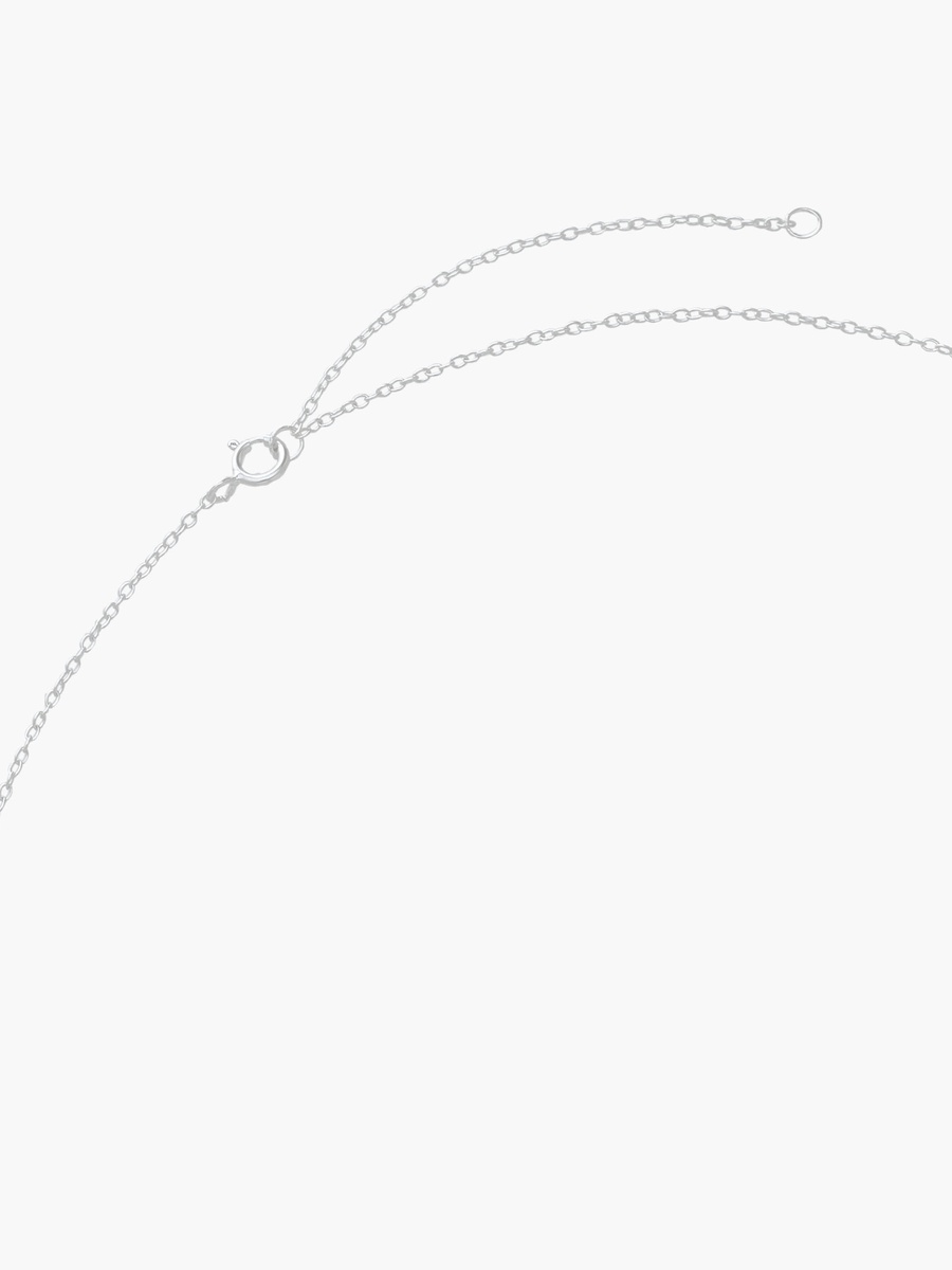 Silver Tone Pendant Necklace
