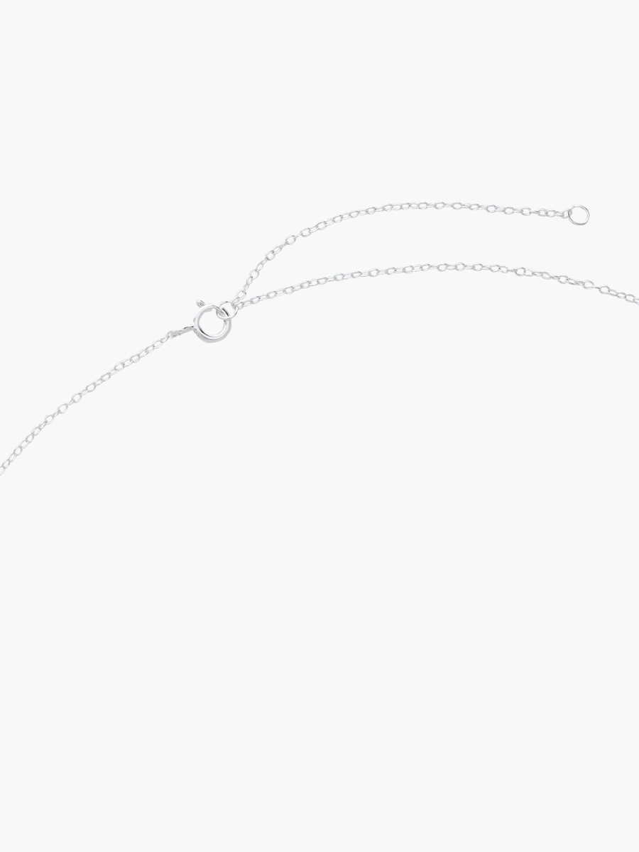 Silver Tone Necklace with Star Motif