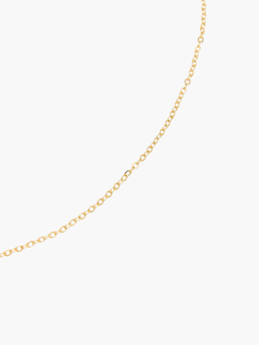 Gold Tone Necklace with Swarovski Stone Embellished Pendant