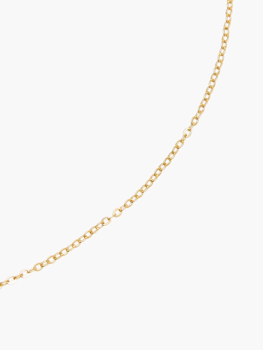 Gold Tone Necklace with Swarovski Pendant