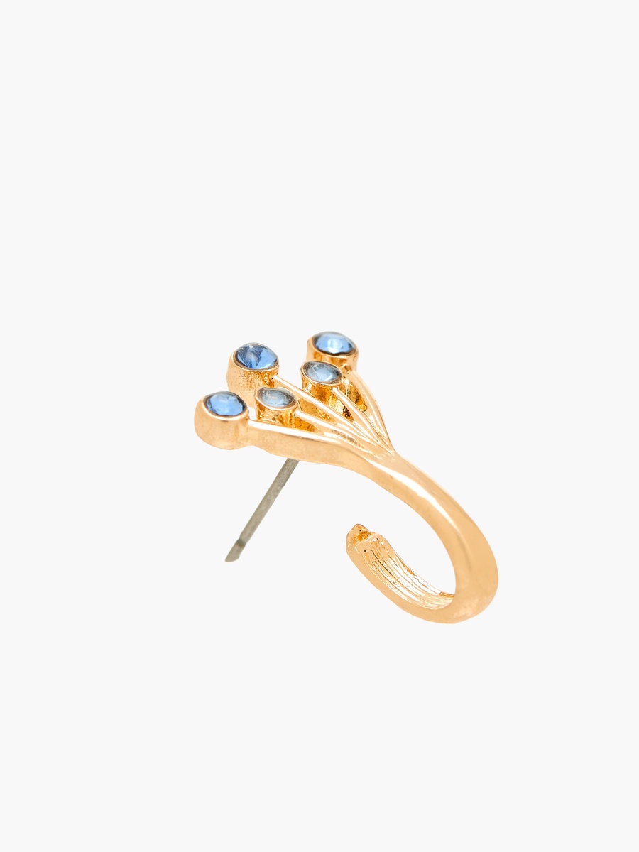 Pack of 9 Gold Tone Assorted Earrings with Pushback Closure