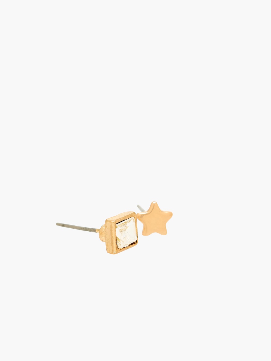 Pack of 12 Gold Tone Assorted Earrings with Pushback Closure
