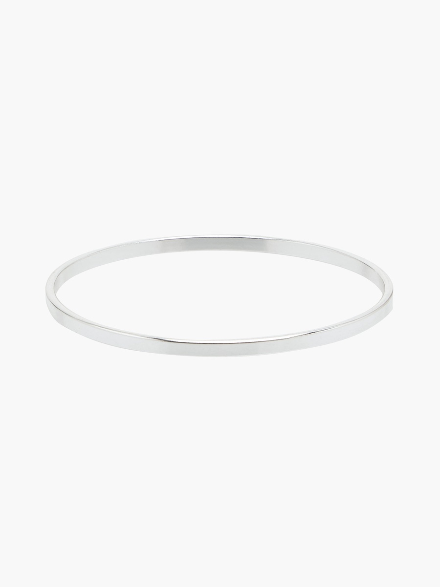 Pack of 10 Silver Tone Assorted Bangle