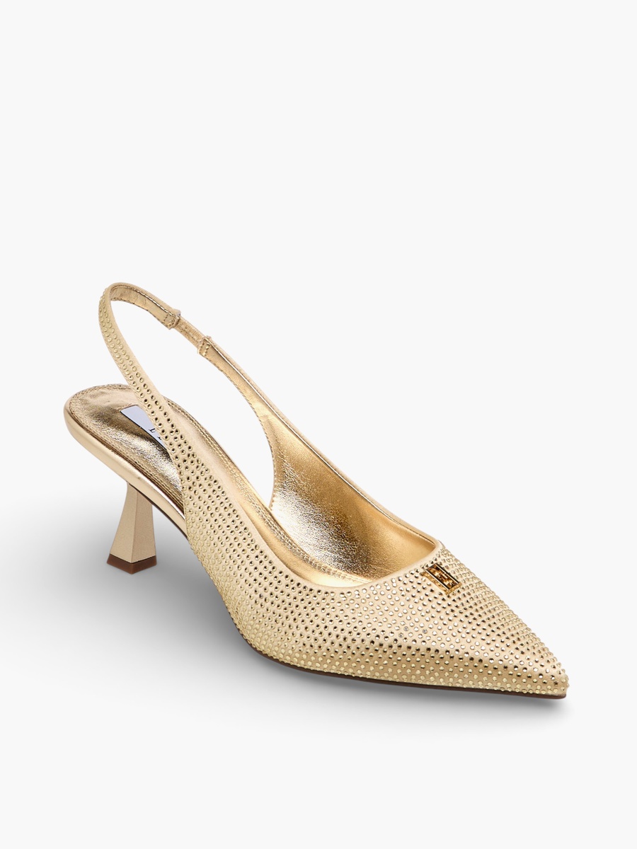 Women Kitten Heel Slingback Shoes