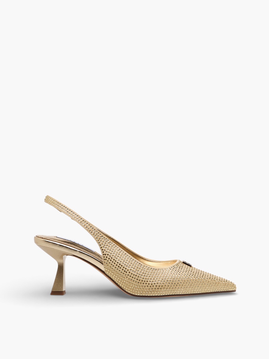 Women Kitten Heel Slingback Shoes