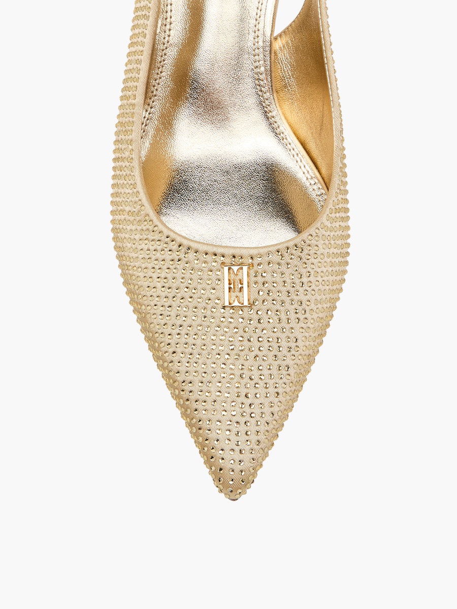 Women Kitten Heel Slingback Shoes