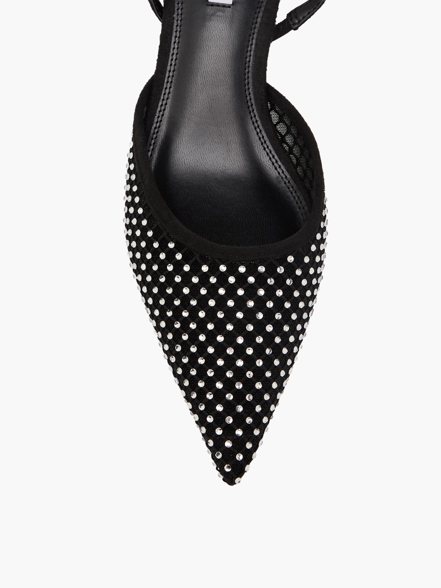 Women Kitten Heel Slingback Shoes