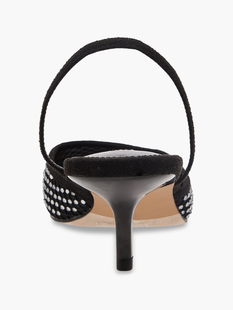 Women Kitten Heel Slingback Shoes