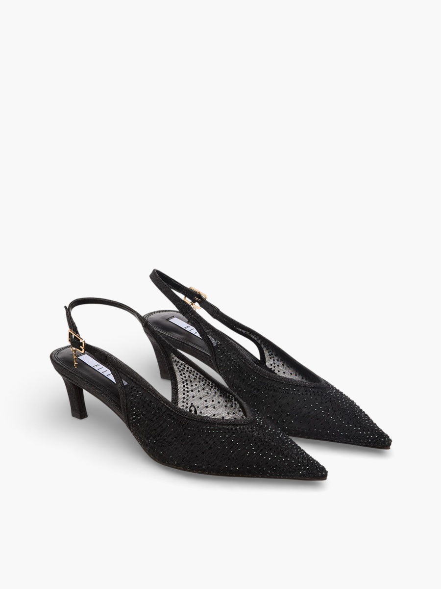 Embellished Kitten Heel Shoes
