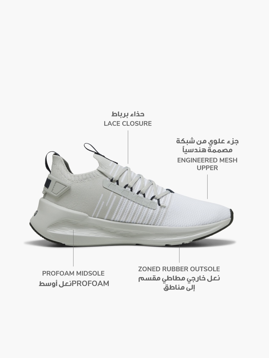 Men Softride Symmetry Fuzion Lace-Up Sports Shoes