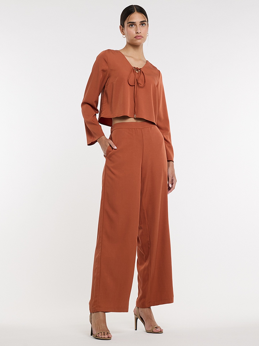 Solid Woven Pants