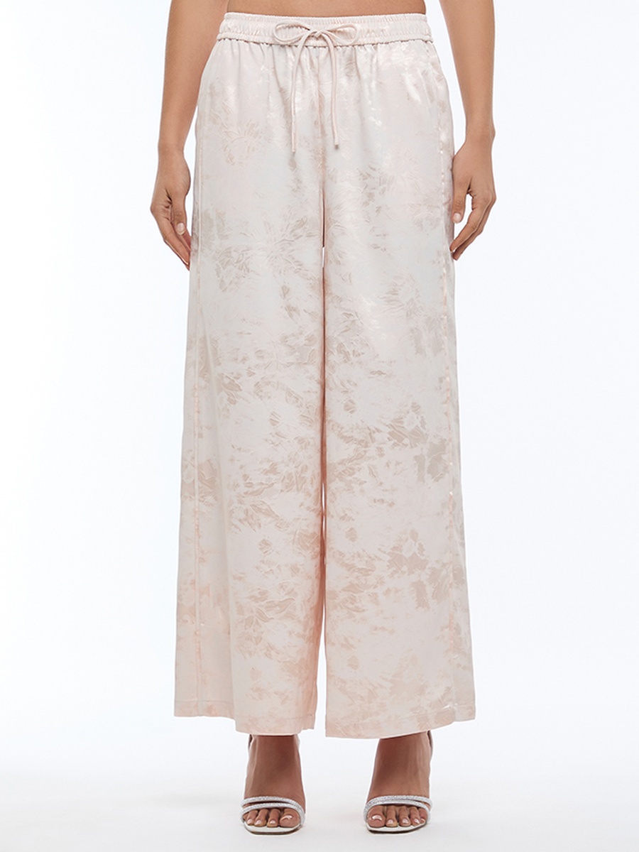 Jaquard Satin Trousers