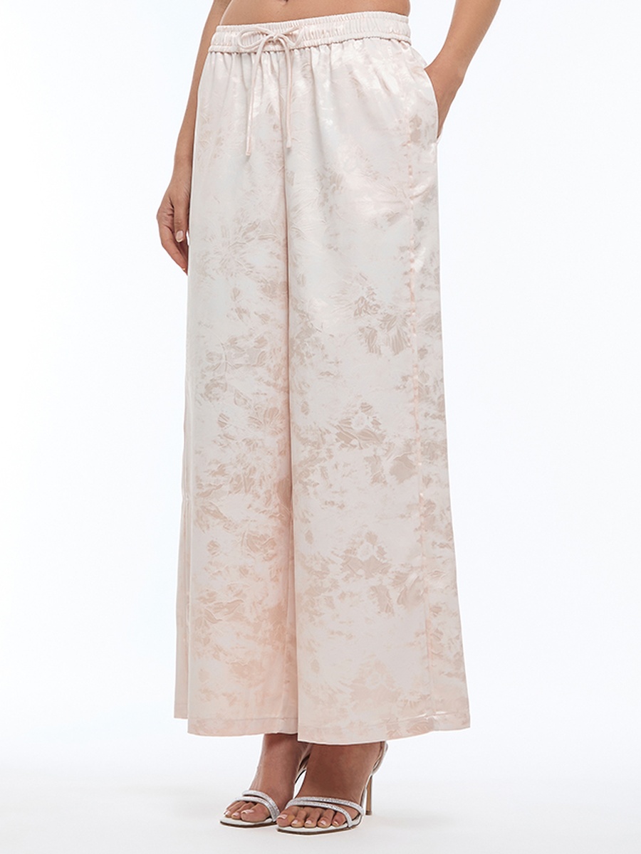 Jaquard Satin Trousers