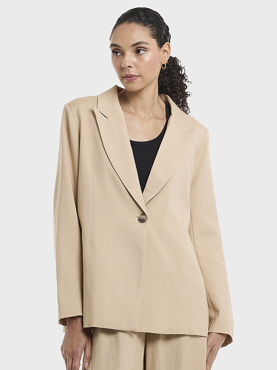 Linen Oversized Blazer
