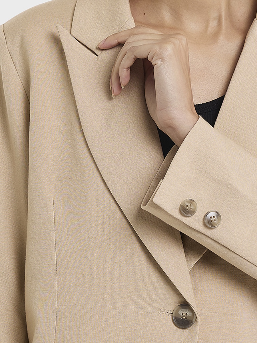 Linen Oversized Blazer