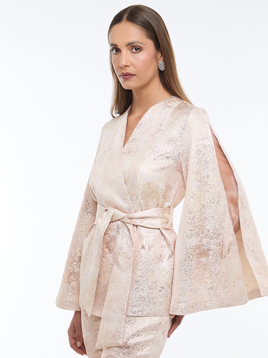 Jaquard Lurex Kimono