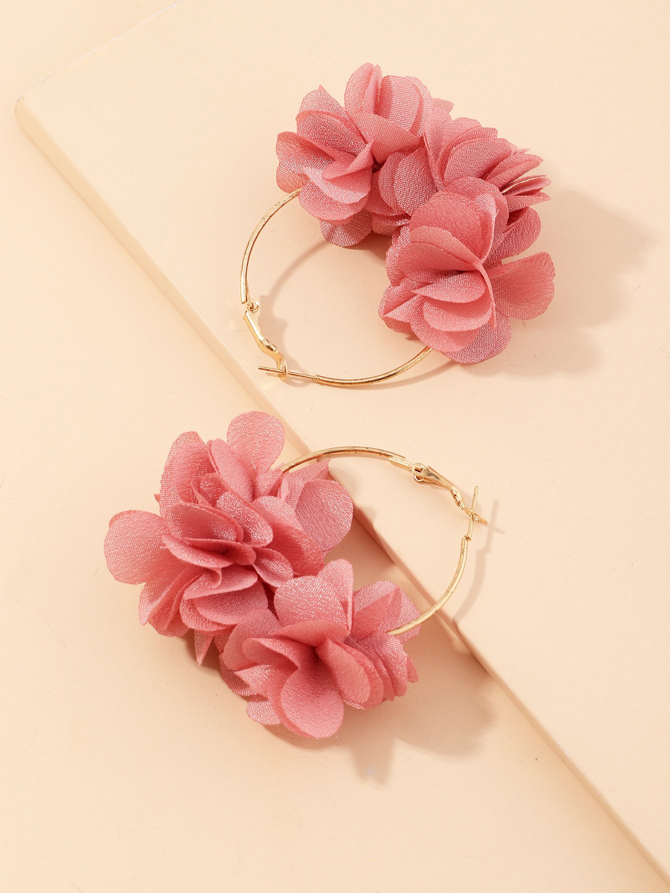 Petal Hoop Earrings