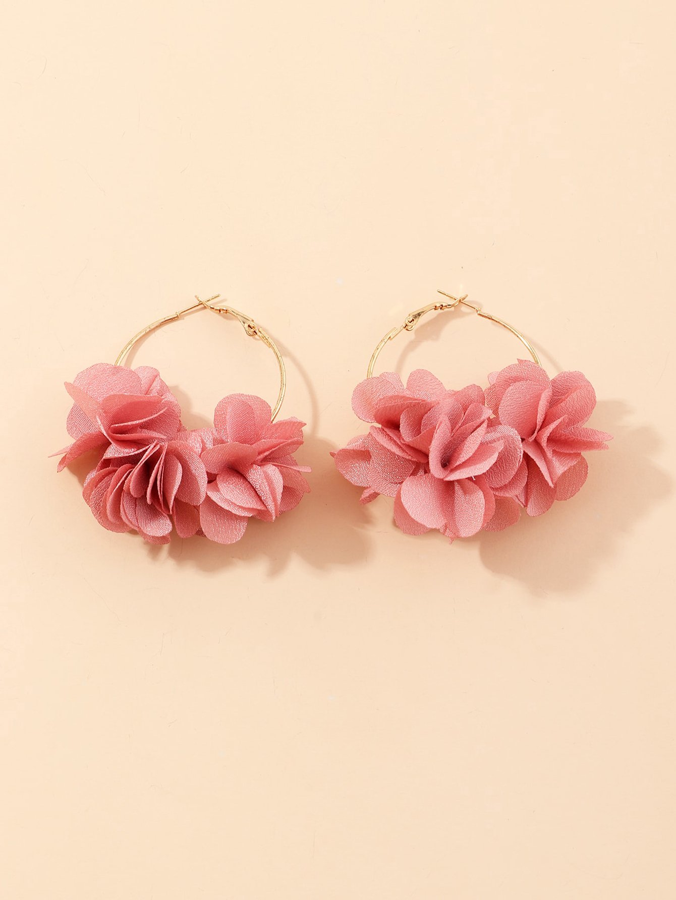 Petal Hoop Earrings